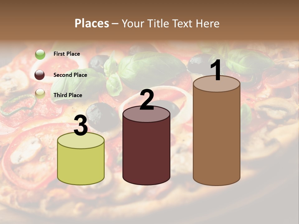 Chopping Board Cutting Board Baked PowerPoint Template