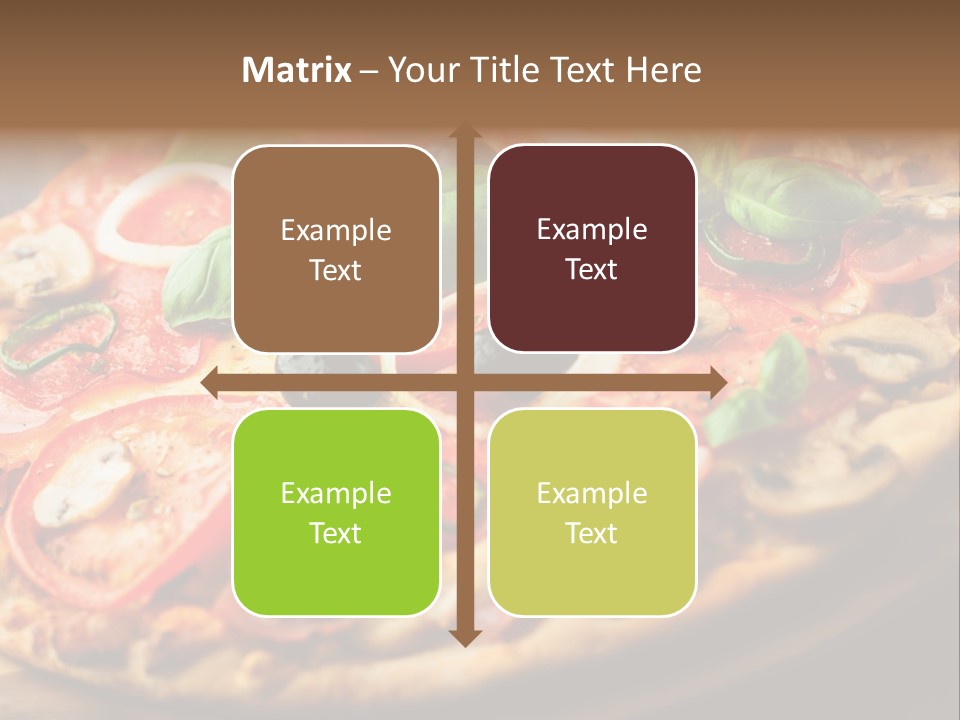 Chopping Board Cutting Board Baked PowerPoint Template