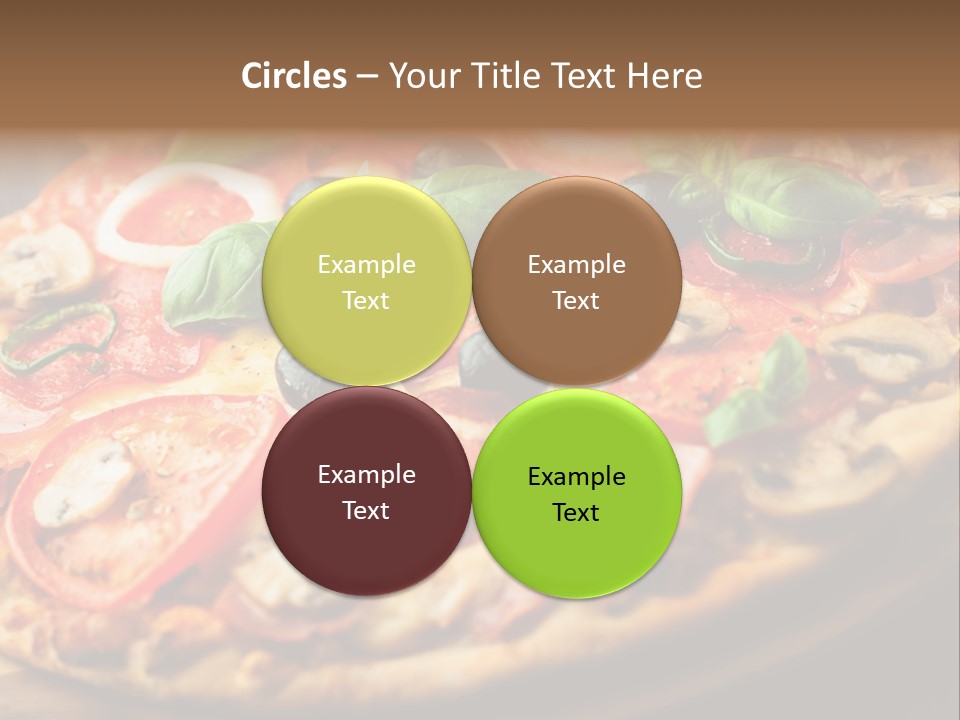 Chopping Board Cutting Board Baked PowerPoint Template