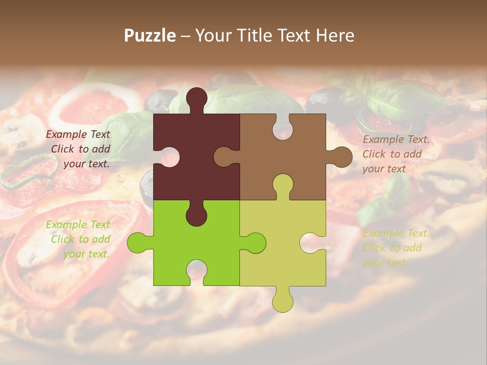 Chopping Board Cutting Board Baked PowerPoint Template