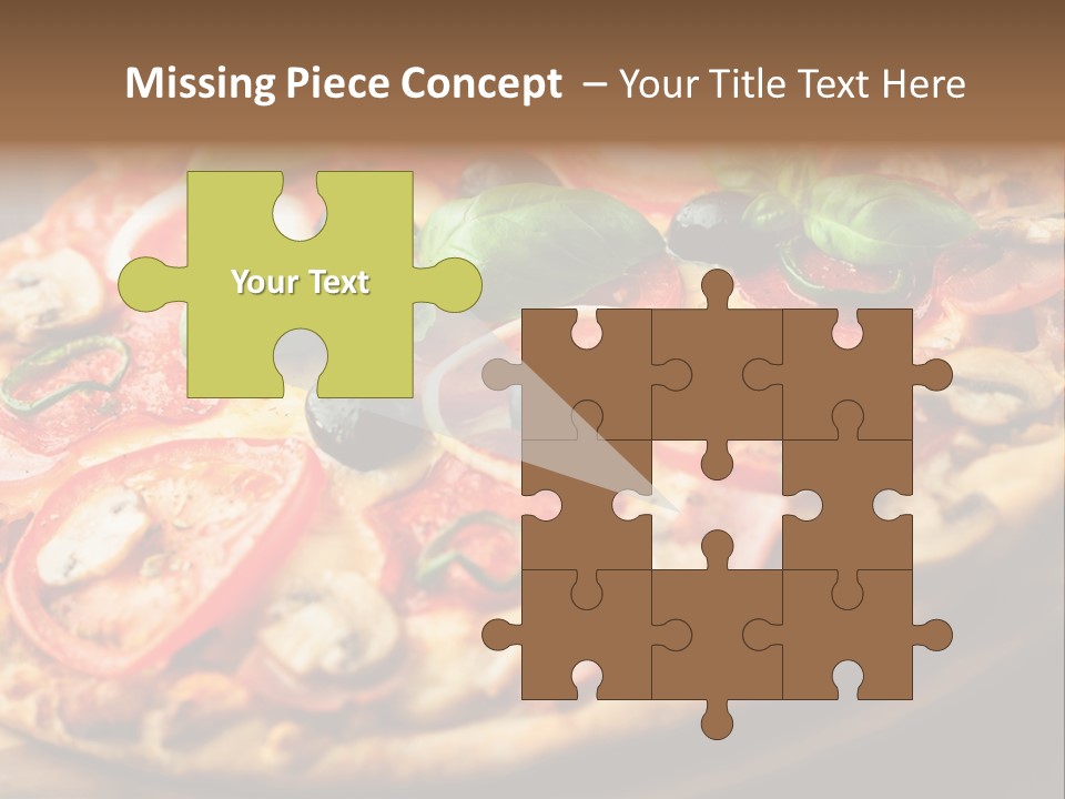 Chopping Board Cutting Board Baked PowerPoint Template