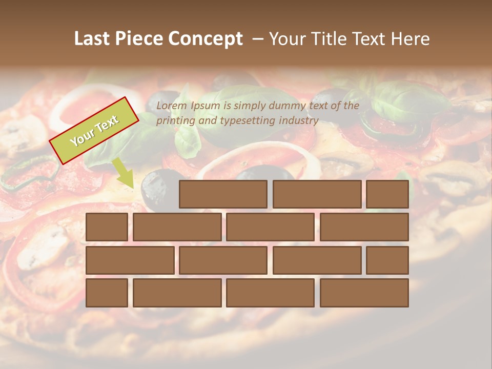 Chopping Board Cutting Board Baked PowerPoint Template