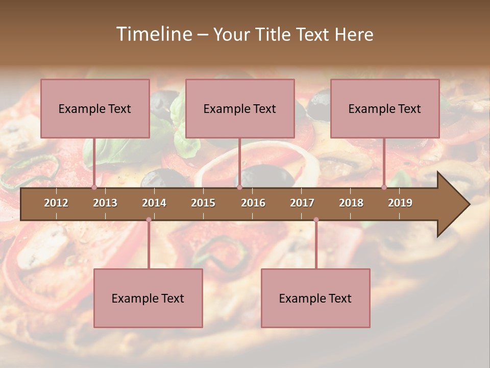 Chopping Board Cutting Board Baked PowerPoint Template