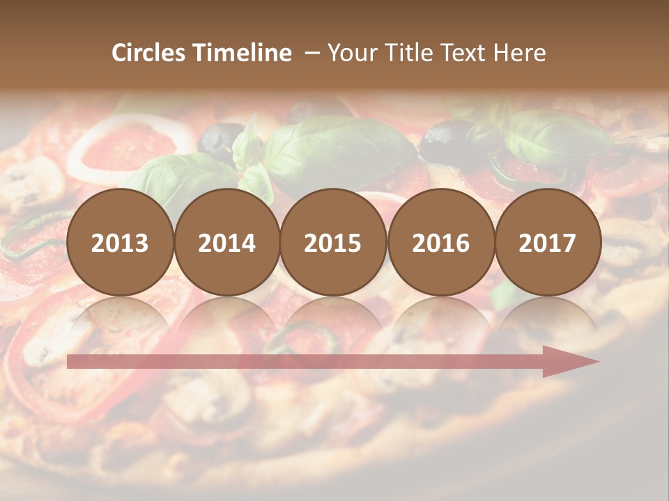 Chopping Board Cutting Board Baked PowerPoint Template