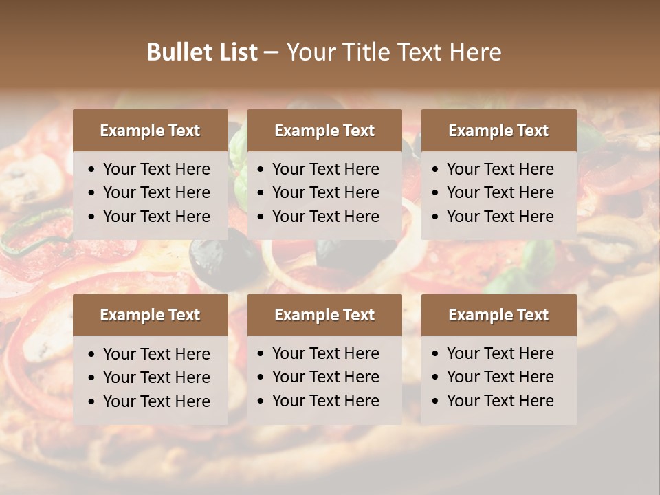 Chopping Board Cutting Board Baked PowerPoint Template