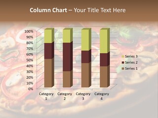 Chopping Board Cutting Board Baked PowerPoint Template