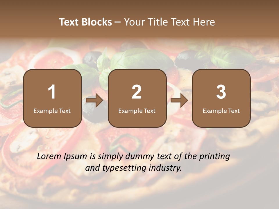 Chopping Board Cutting Board Baked PowerPoint Template