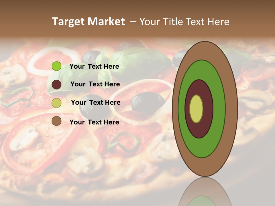 Chopping Board Cutting Board Baked PowerPoint Template