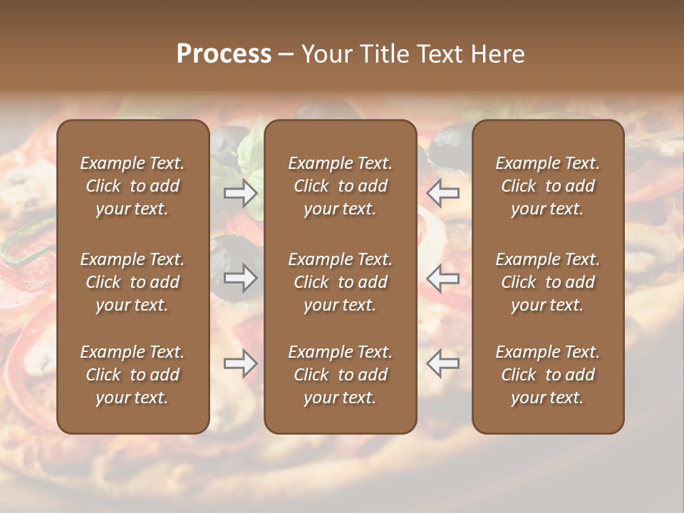 Chopping Board Cutting Board Baked PowerPoint Template