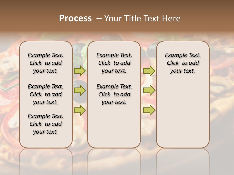 Chopping Board Cutting Board Baked PowerPoint Template