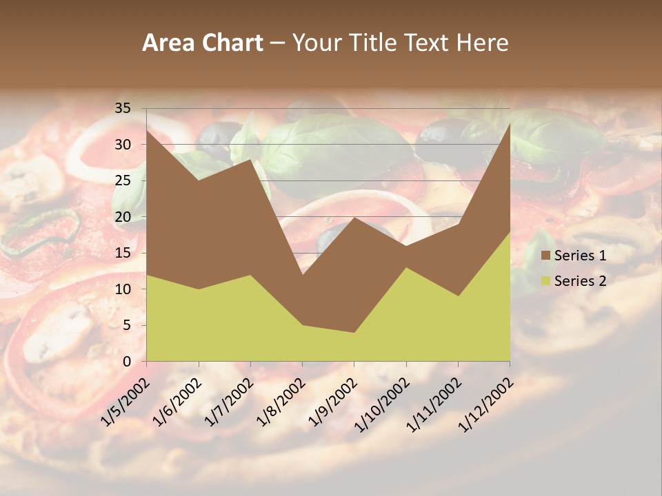 Chopping Board Cutting Board Baked PowerPoint Template