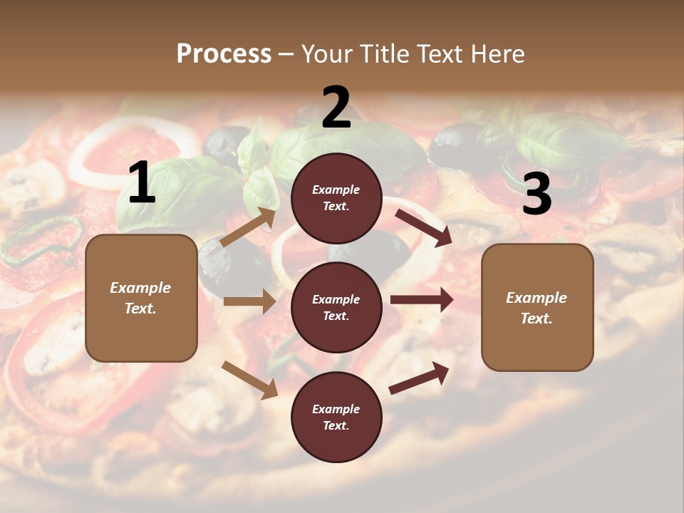 Chopping Board Cutting Board Baked PowerPoint Template