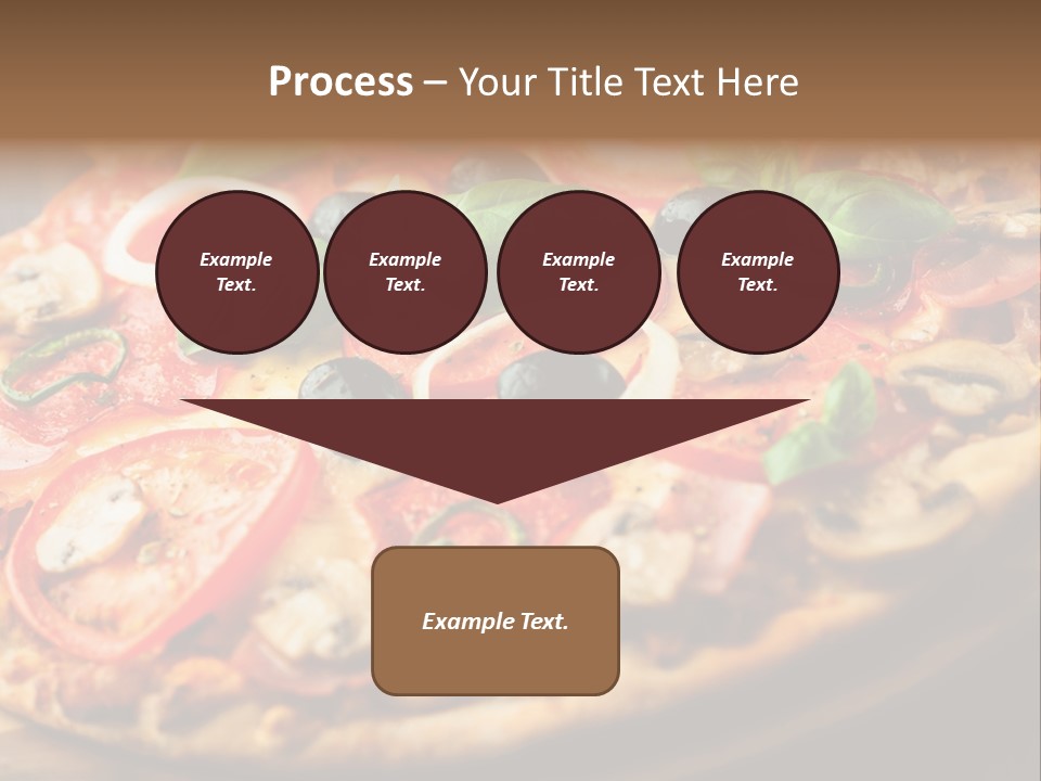 Chopping Board Cutting Board Baked PowerPoint Template