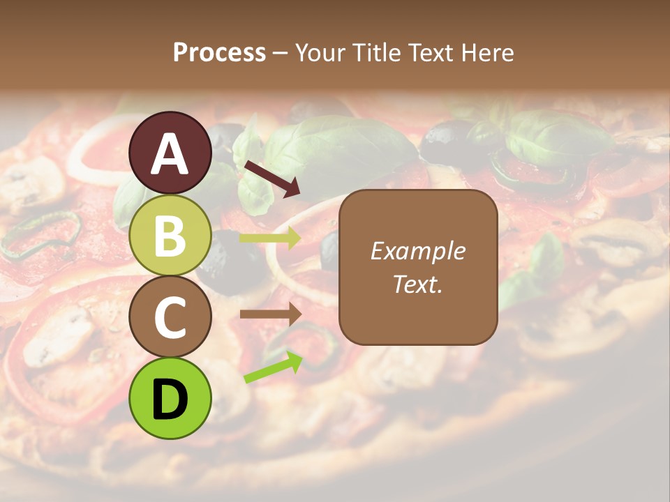 Chopping Board Cutting Board Baked PowerPoint Template