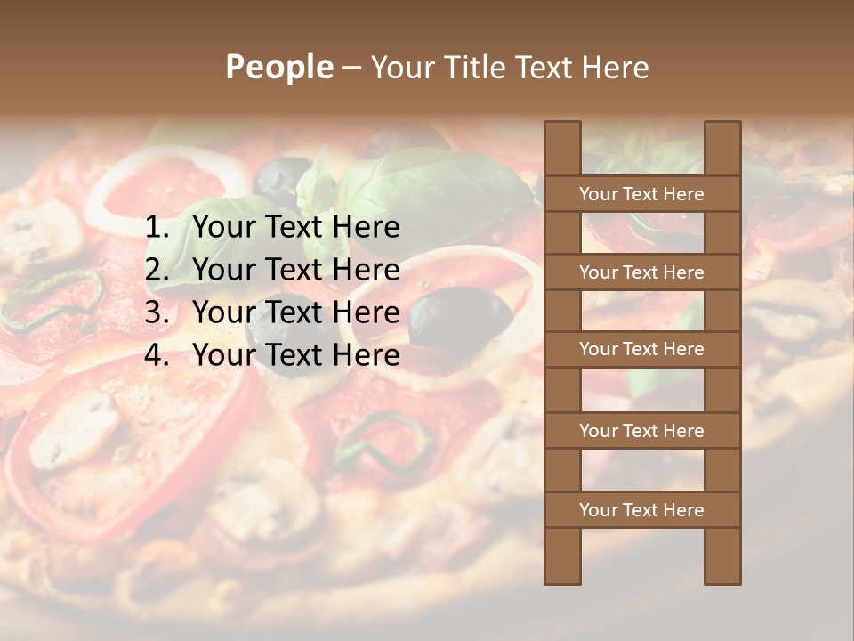 Chopping Board Cutting Board Baked PowerPoint Template