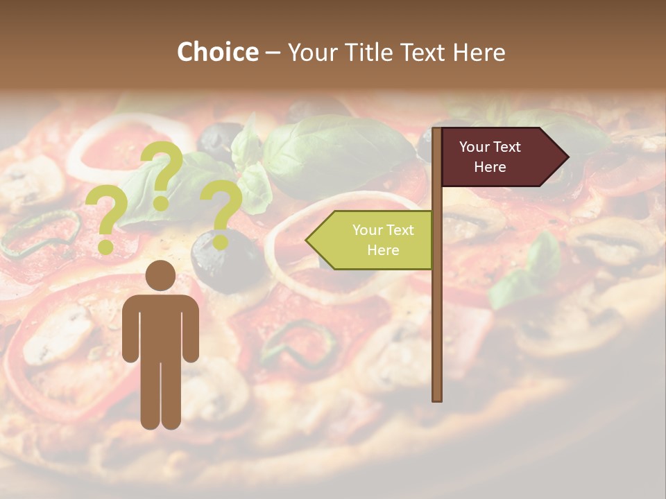 Chopping Board Cutting Board Baked PowerPoint Template