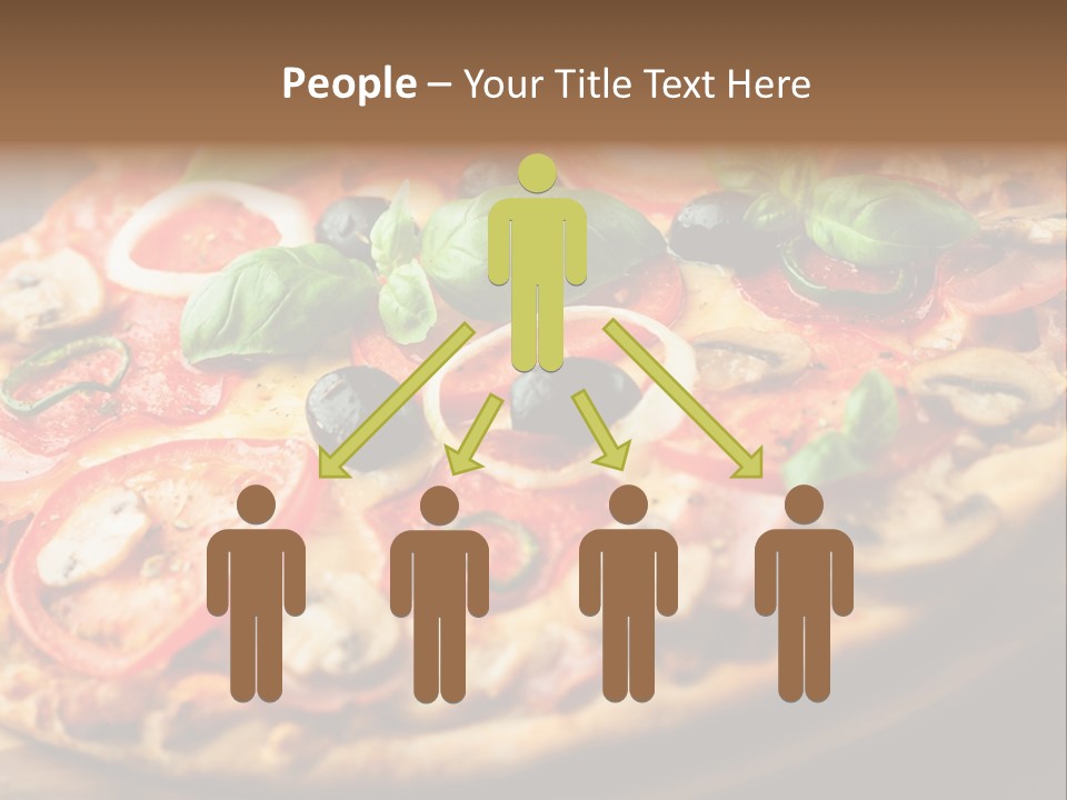 Chopping Board Cutting Board Baked PowerPoint Template