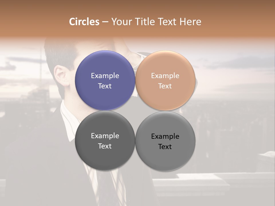 Tall Worker Top PowerPoint Template