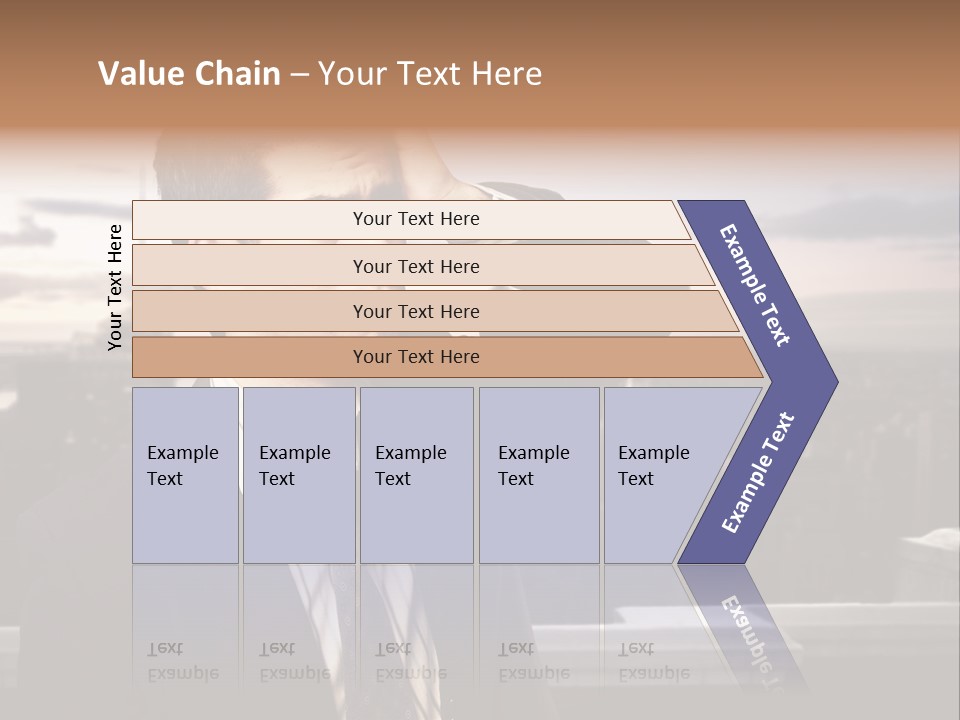 Tall Worker Top PowerPoint Template