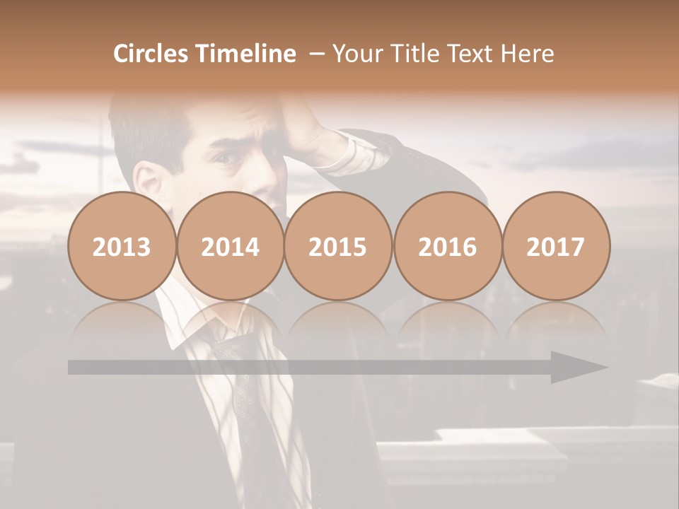 Tall Worker Top PowerPoint Template