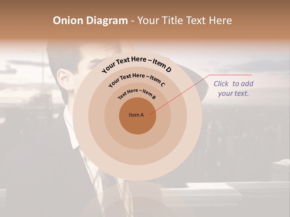 Tall Worker Top PowerPoint Template