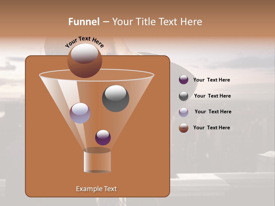 Tall Worker Top PowerPoint Template