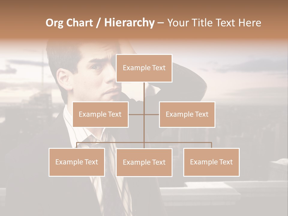 Tall Worker Top PowerPoint Template