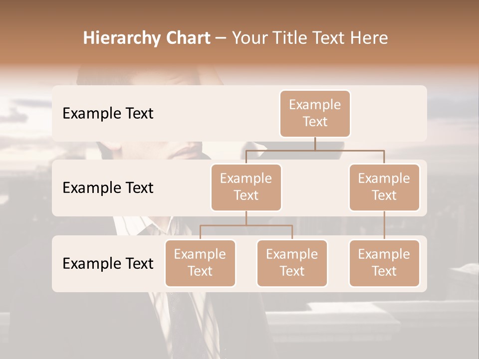 Tall Worker Top PowerPoint Template