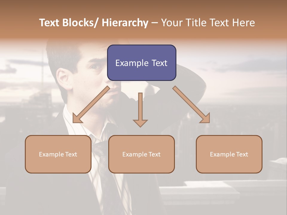Tall Worker Top PowerPoint Template