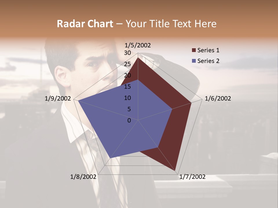 Tall Worker Top PowerPoint Template
