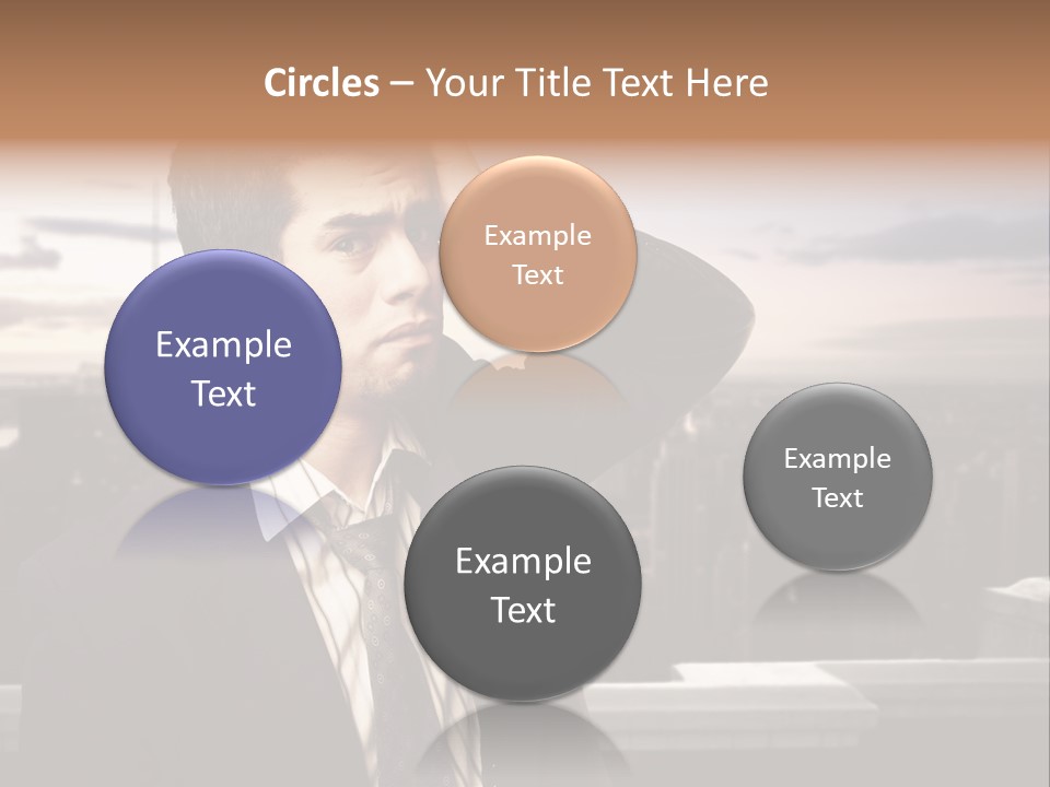 Tall Worker Top PowerPoint Template