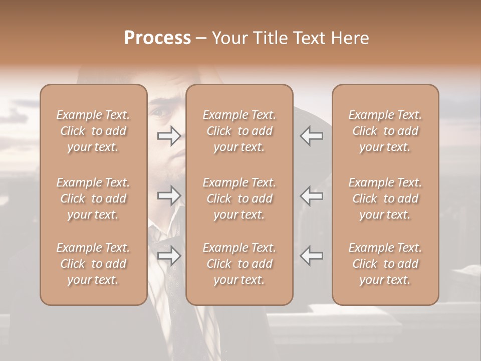 Tall Worker Top PowerPoint Template