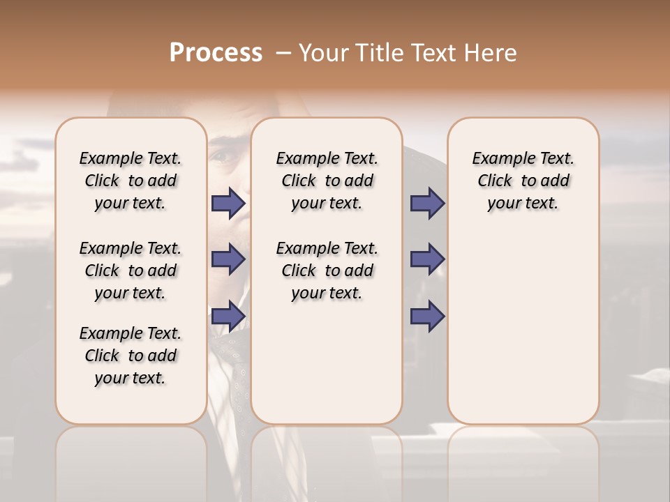 Tall Worker Top PowerPoint Template