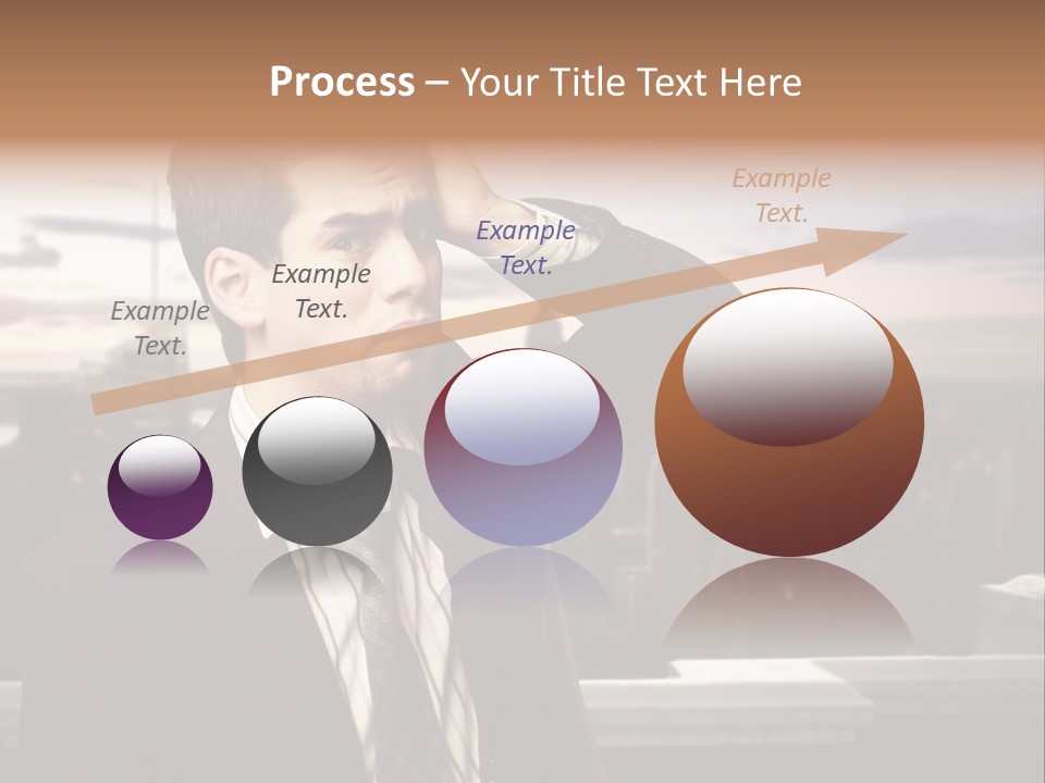 Tall Worker Top PowerPoint Template