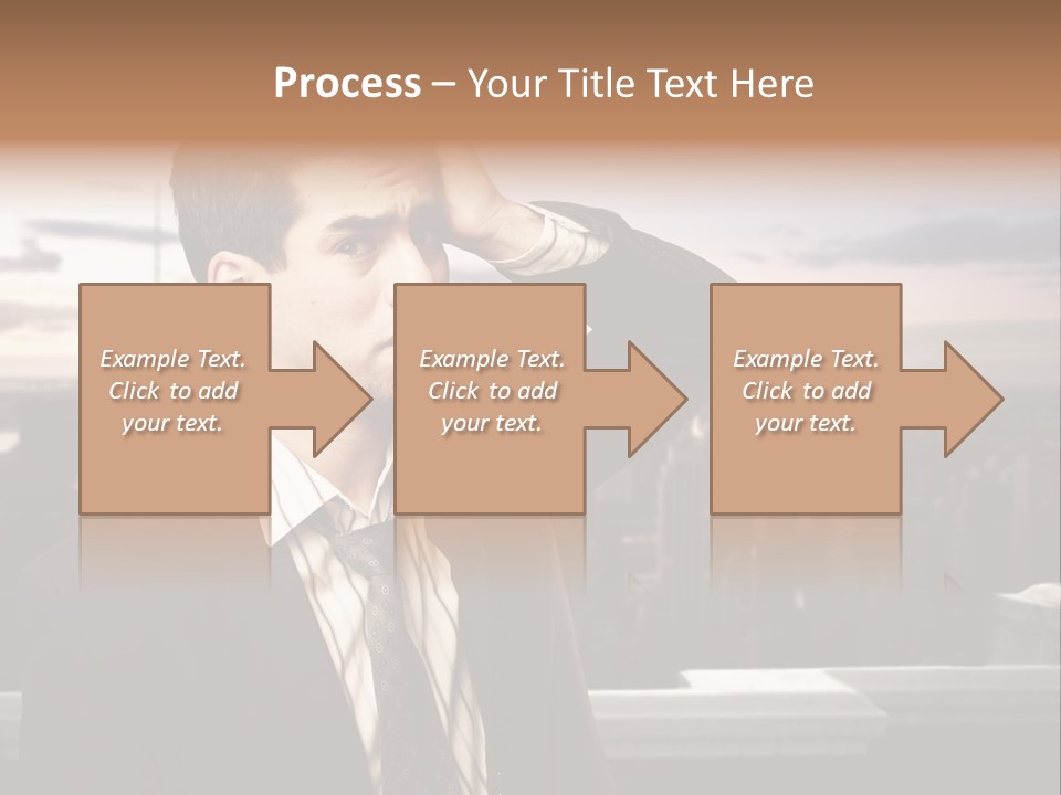 Tall Worker Top PowerPoint Template