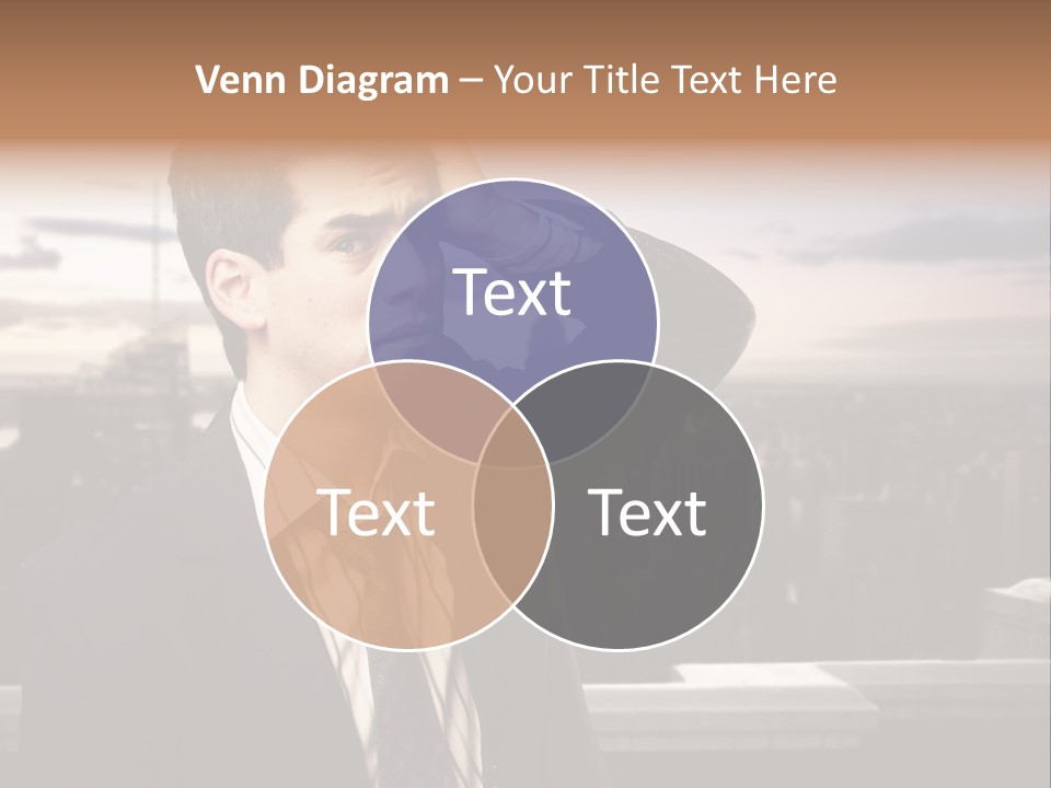 Tall Worker Top PowerPoint Template