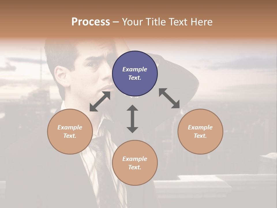 Tall Worker Top PowerPoint Template