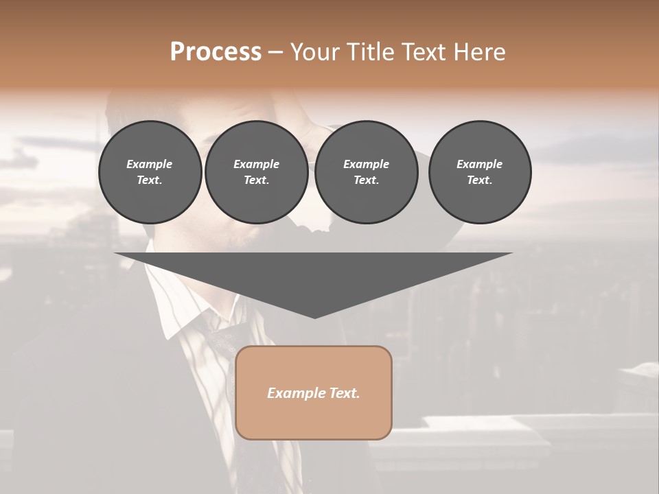Tall Worker Top PowerPoint Template