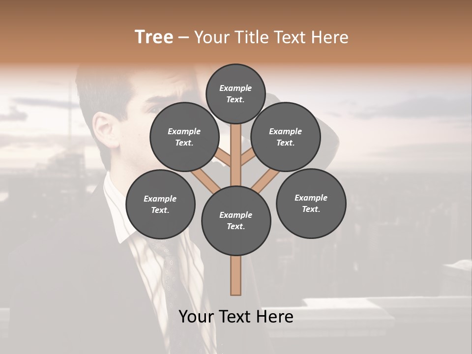 Tall Worker Top PowerPoint Template