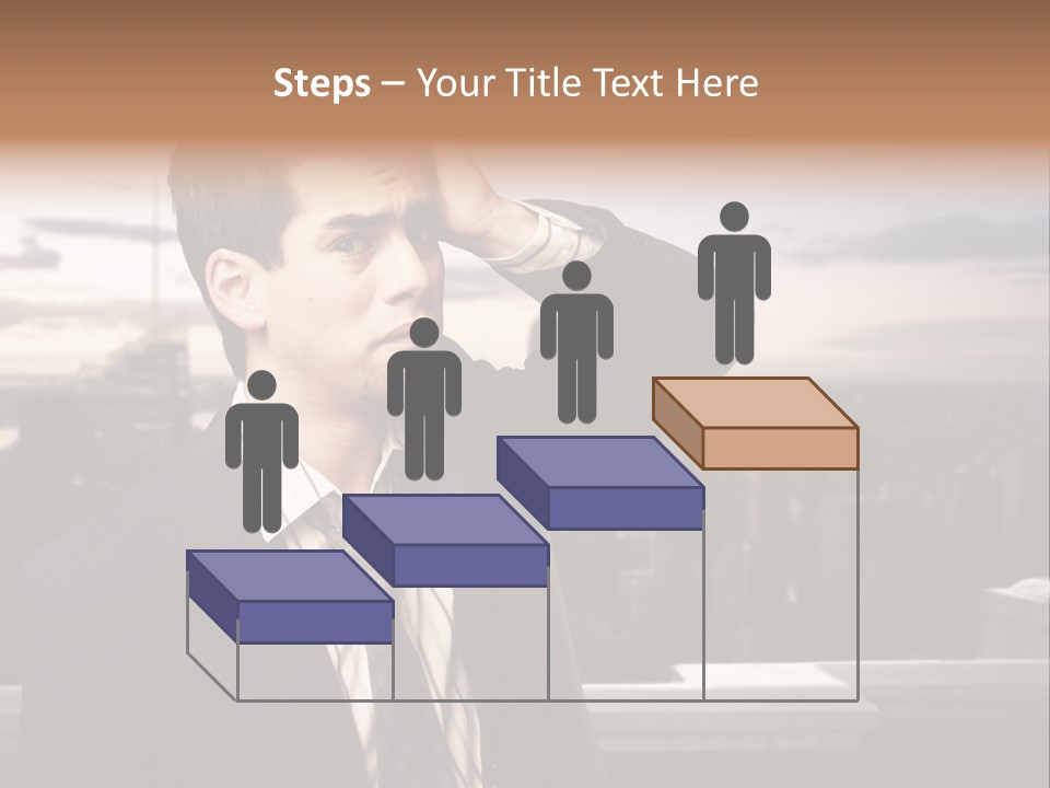 Tall Worker Top PowerPoint Template