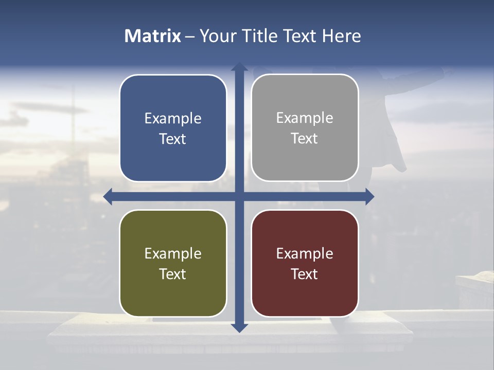 Dangerous Urban Morning PowerPoint Template