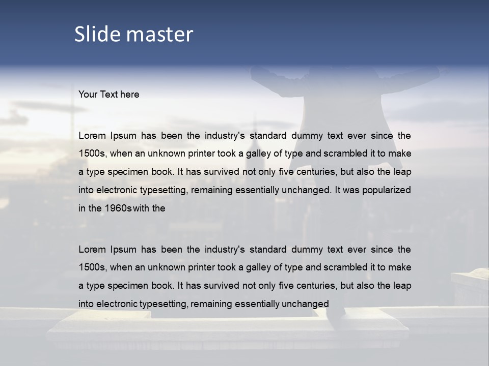 Dangerous Urban Morning PowerPoint Template