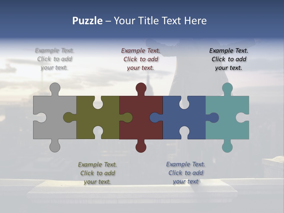 Dangerous Urban Morning PowerPoint Template