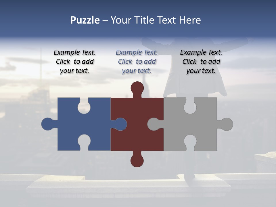 Dangerous Urban Morning PowerPoint Template