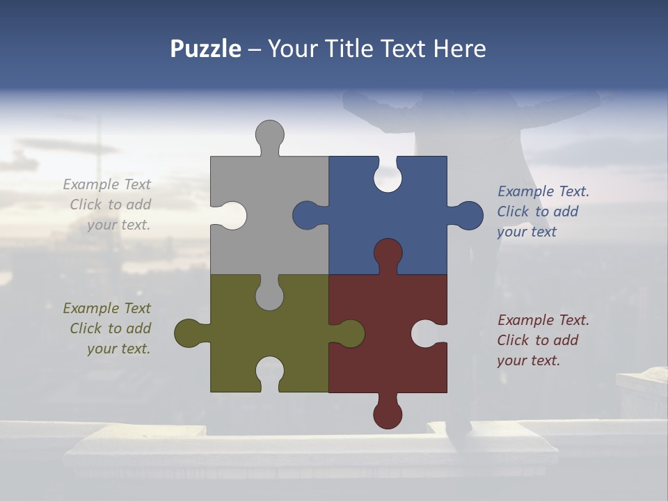 Dangerous Urban Morning PowerPoint Template