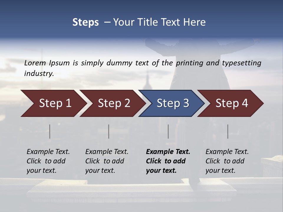 Dangerous Urban Morning PowerPoint Template