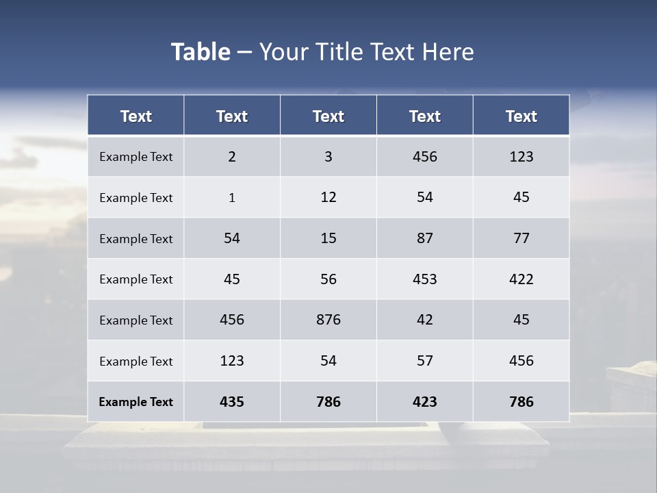 Dangerous Urban Morning PowerPoint Template