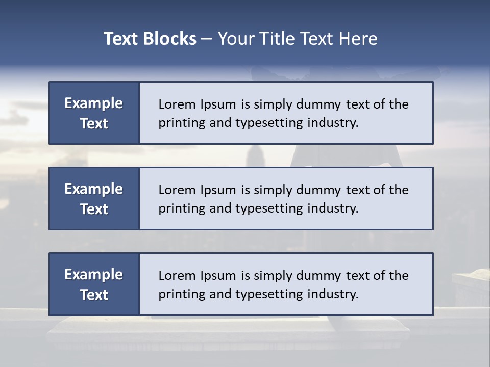 Dangerous Urban Morning PowerPoint Template