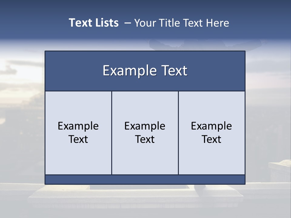 Dangerous Urban Morning PowerPoint Template