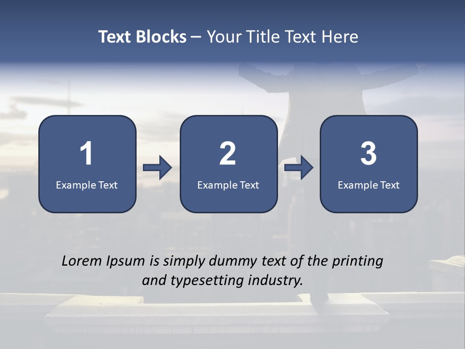 Dangerous Urban Morning PowerPoint Template